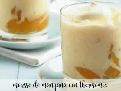 Apple mousse with thermomix