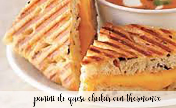 panini with cheddar cheese with thermomix