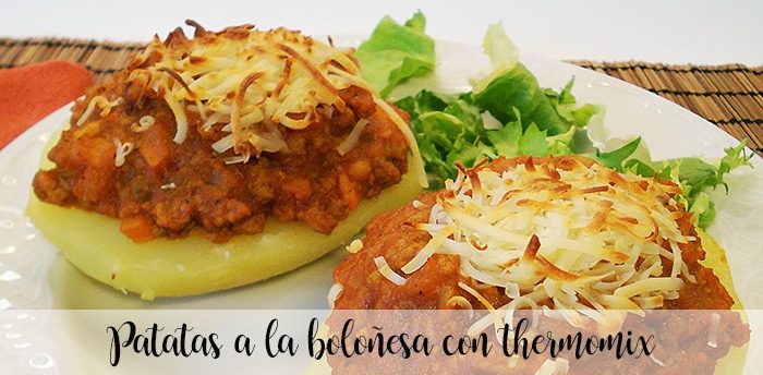 Bolognese potatoes with thermomix