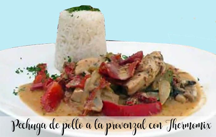 Provençal chicken breast with Thermomix