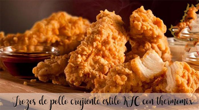 KFC-style crispy chicken pieces with thermomix