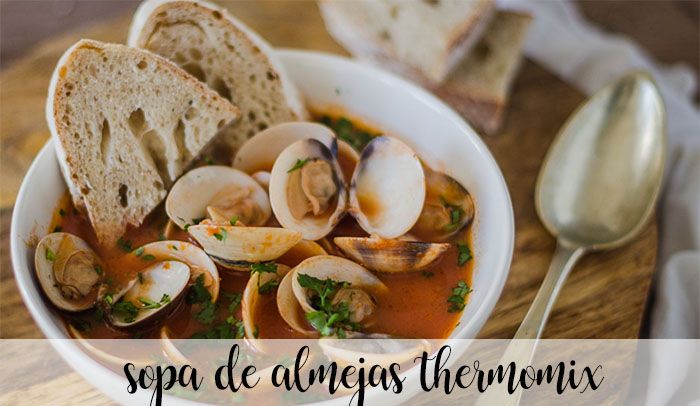 Clam chowder with Thermomix