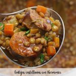 Castilian lentils with Thermomix