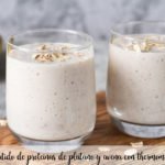 banana and oatmeal protein shake with thermomix