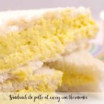 Chicken curry sandwich with thermomix