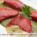 Stuffed peppers with zucchini and Idiazábal cheese with thermomix