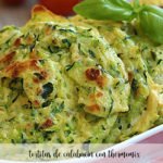 zucchini pancakes with Thermomix