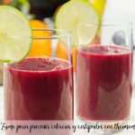Juice to prevent colds and costipados with thermomix