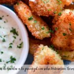 Provençal cod cubes with tartar sauce with thermomix