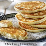 Coconut and lemon pancakes with Thermomix
