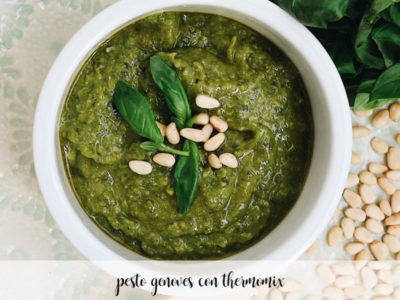 Genoese pesto with Thermomix