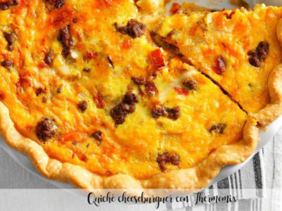 Quiche cheeseburger with Thermomix