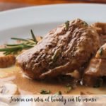 Veal with brandy mushrooms with thermomix