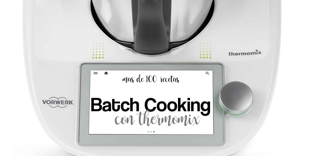 Batch Cooking with Thermomix (recipes to cook in a single day)