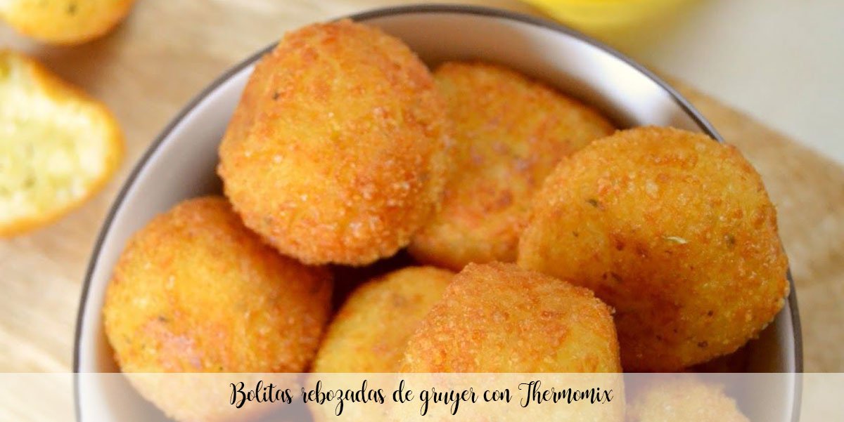 Battered Gruyère balls with Thermomix