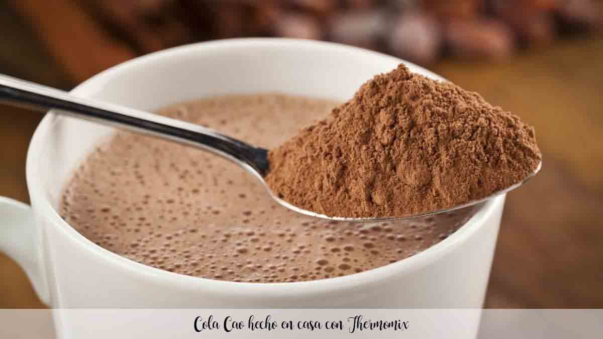 Cola Cao homemade with Thermomix