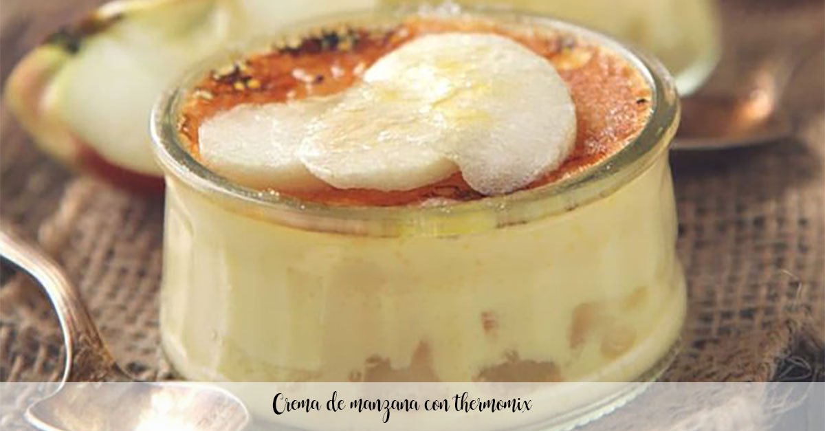 Apple cream with thermomix
