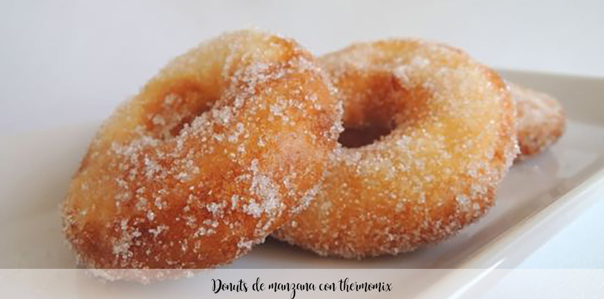 Apple donuts with thermomix