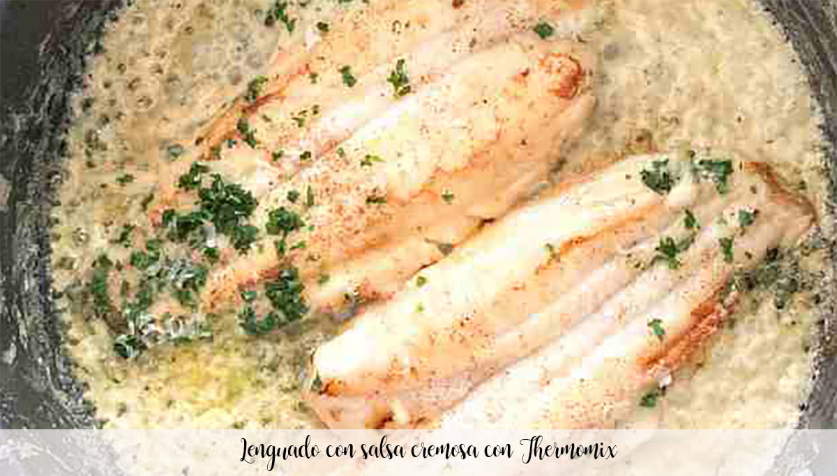 Sole with creamy sauce with Thermomix