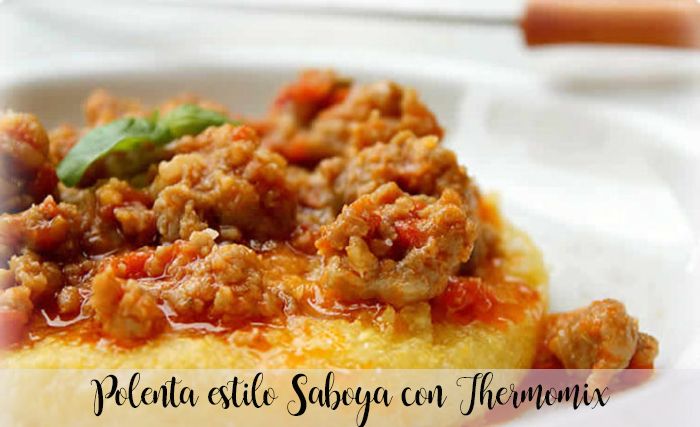 Savoy style polenta with Thermomix