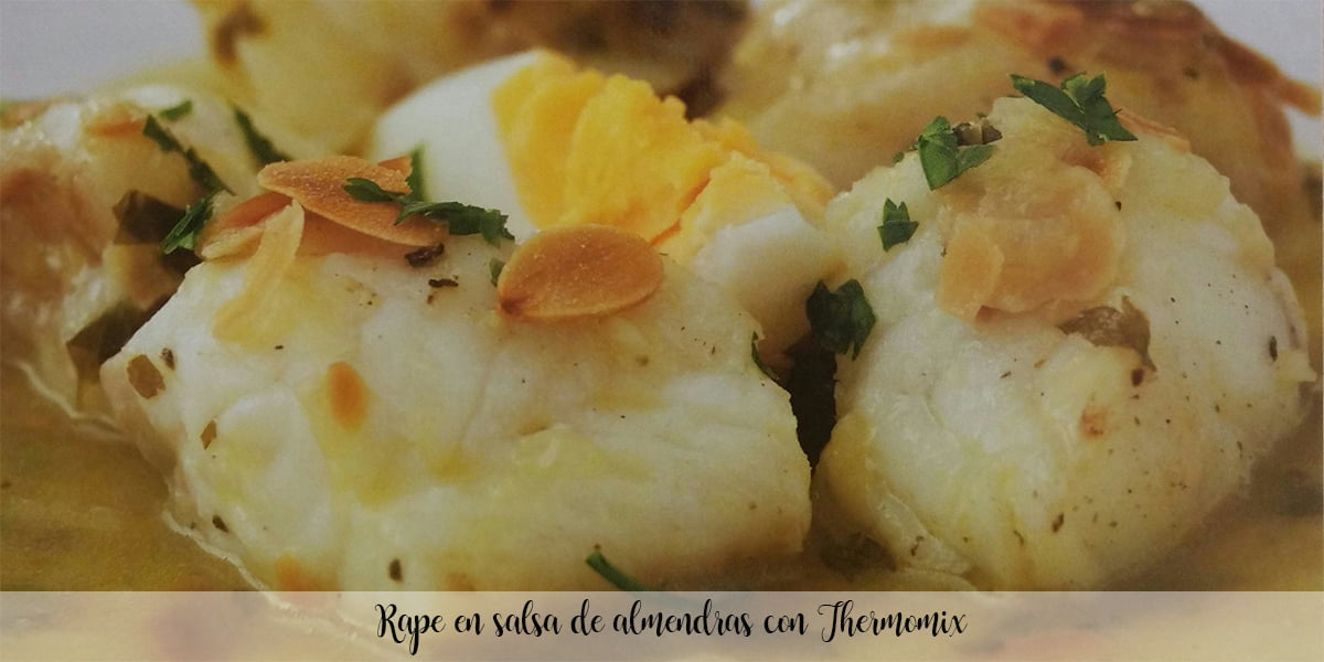 Monkfish in almond sauce with Thermomix