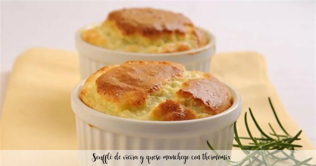 Scallop and Manchego cheese soufflé with thermomix