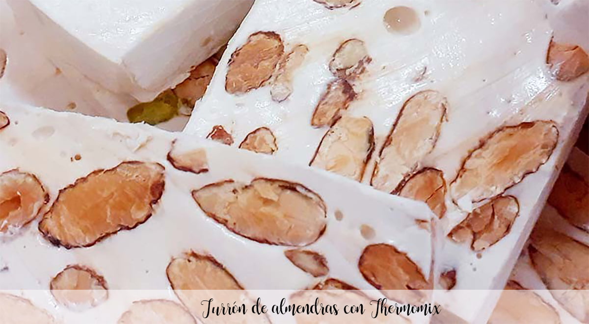 Almond nougat with Thermomix