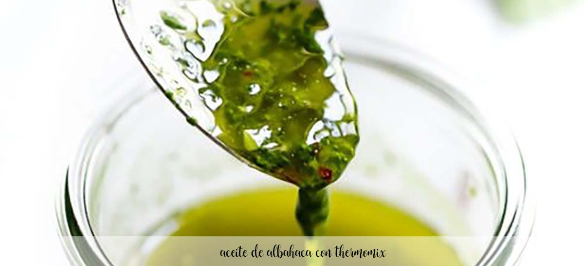 Basil oil with thermomix
