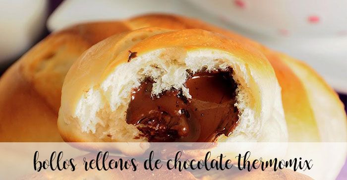 Chocolate filled buns with Thermomix