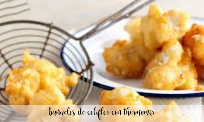 Cauliflower fritters with thermomix 