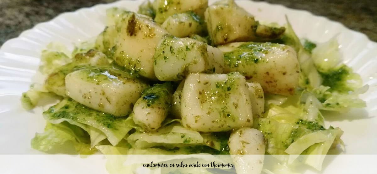 Squid in green sauce with Thermomix