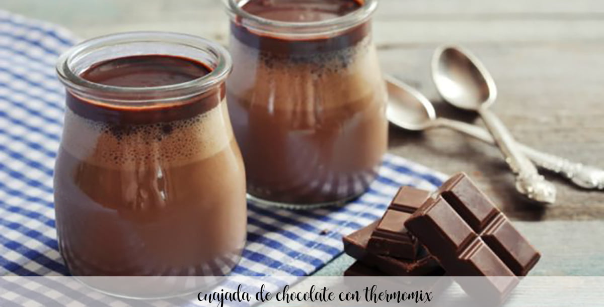 Chocolate curd with thermomix