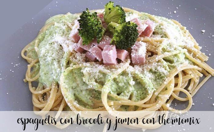 Spaghetti With Broccoli and Ham With Thermomix