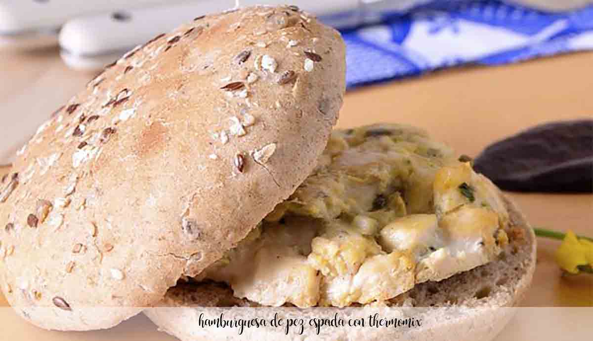 Swordfish burger with Thermomix
