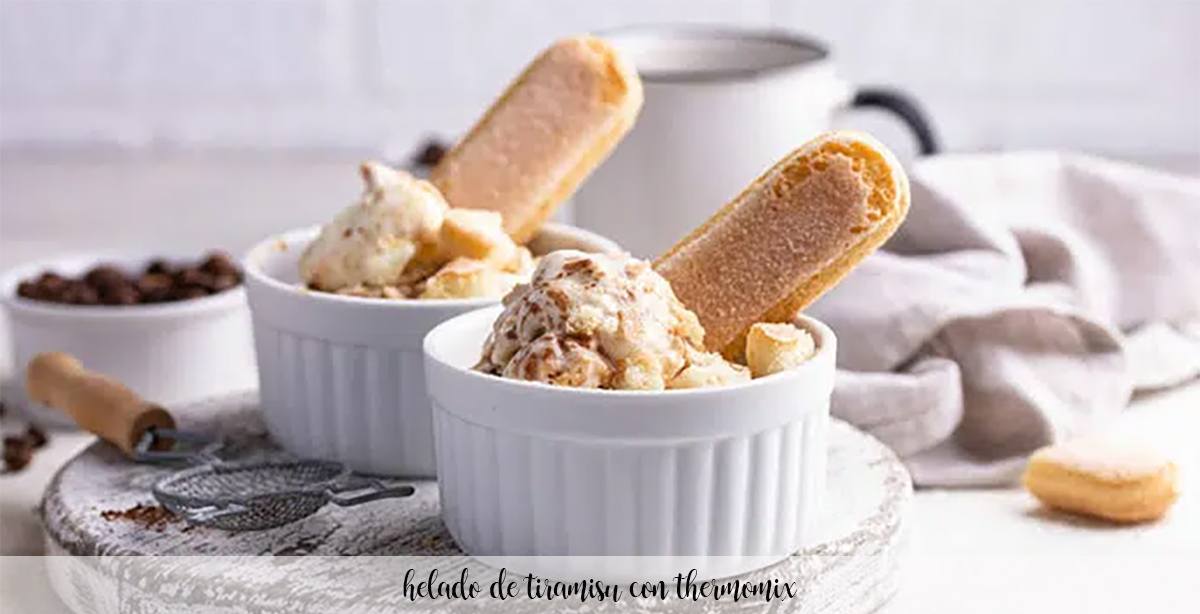 tiramisu ice cream with thermomix