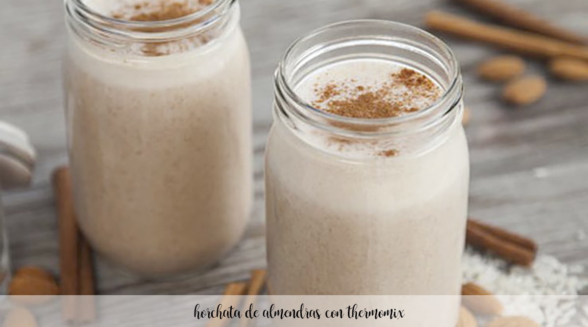 almond horchata with thermomix