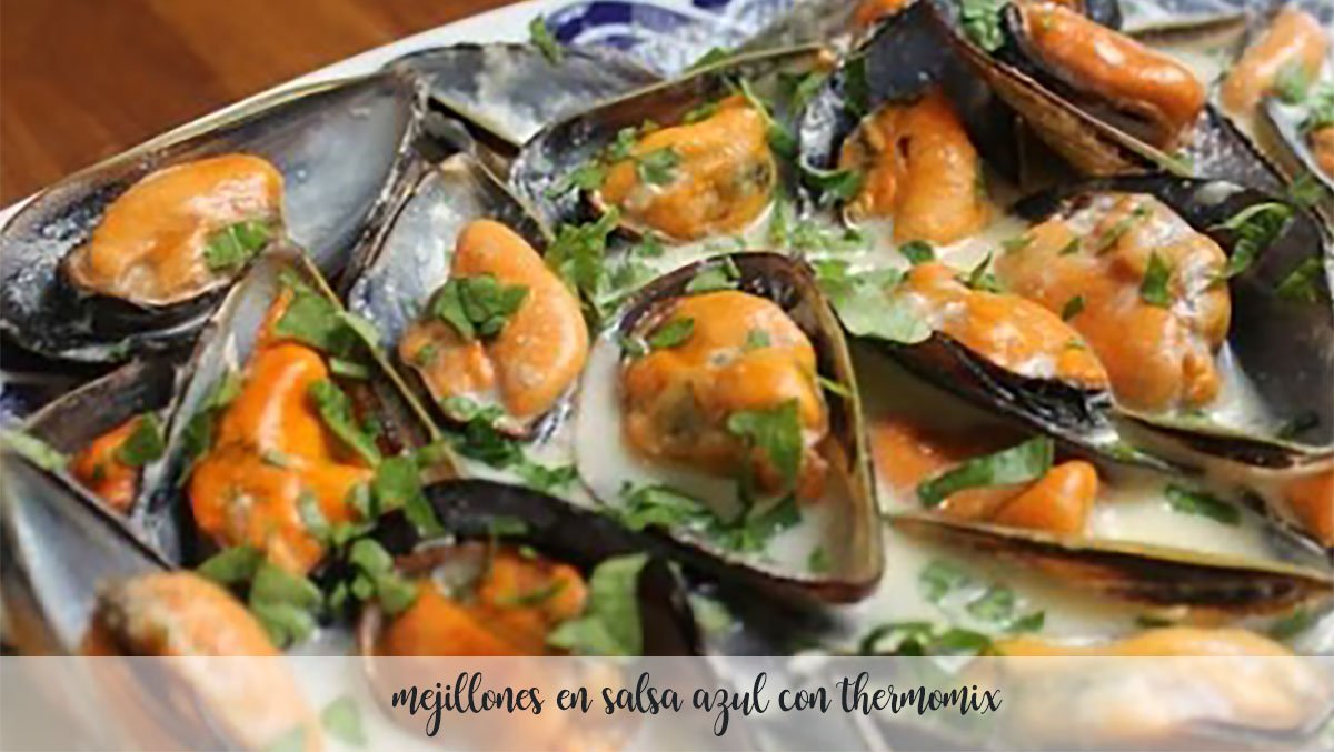 mussels blue sauce thermomix