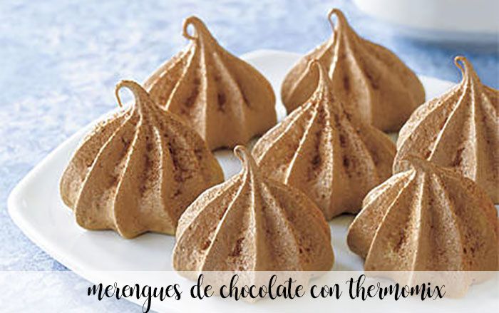 Chocolate meringues with Thermomix