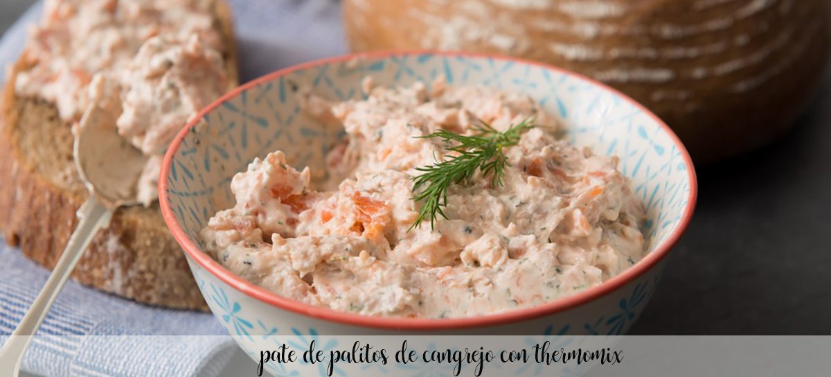 Crab stick pate with Thermomix