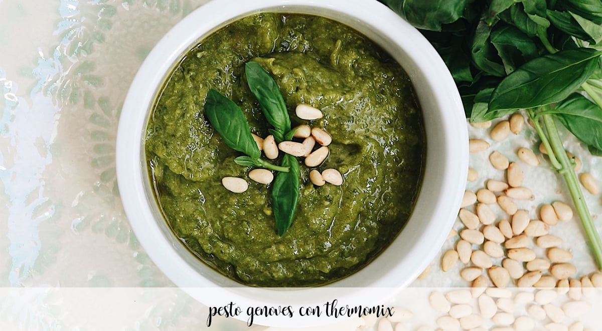 Genoese pesto with Thermomix