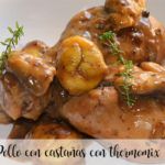 Chicken with chestnuts with thermomix
