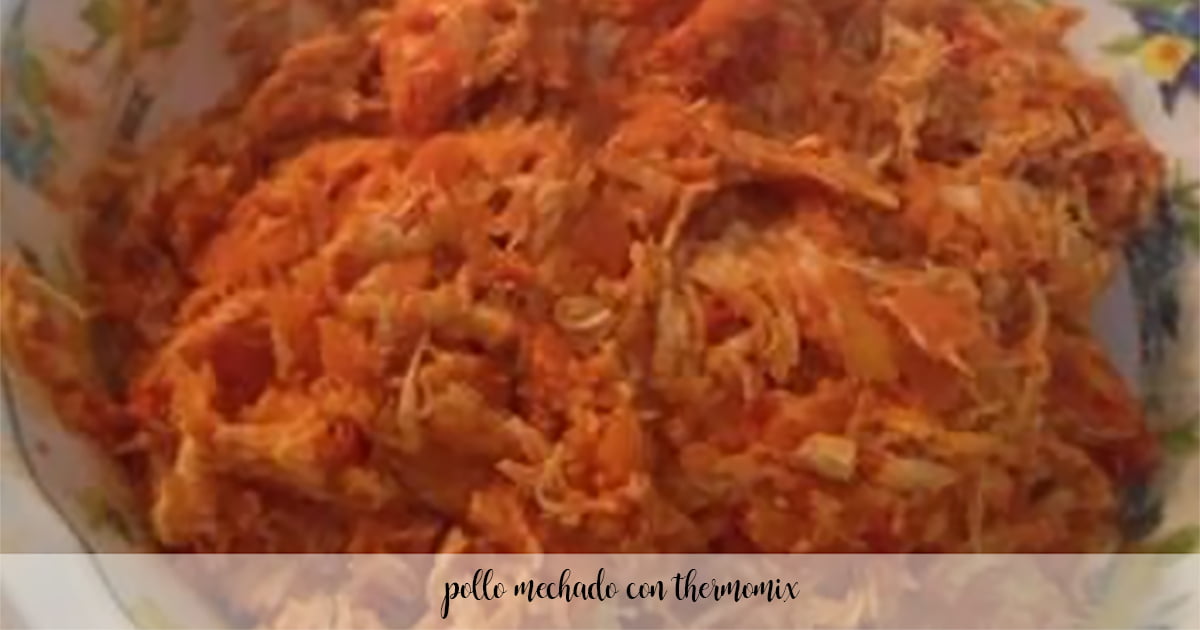 chicken shredded with thermomix