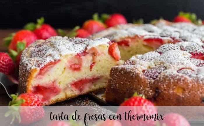 Strawberry cake with Thermomix