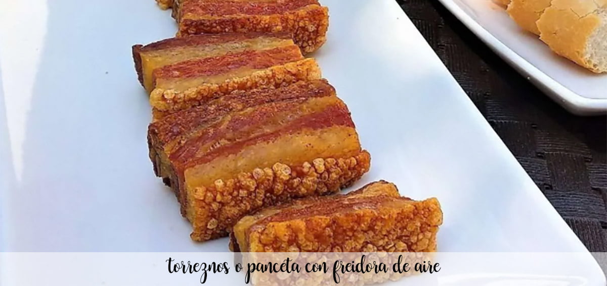 Torreznos or Bacon with air fryer
