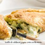 Zucchini and cream cheese omelette with Thermomix