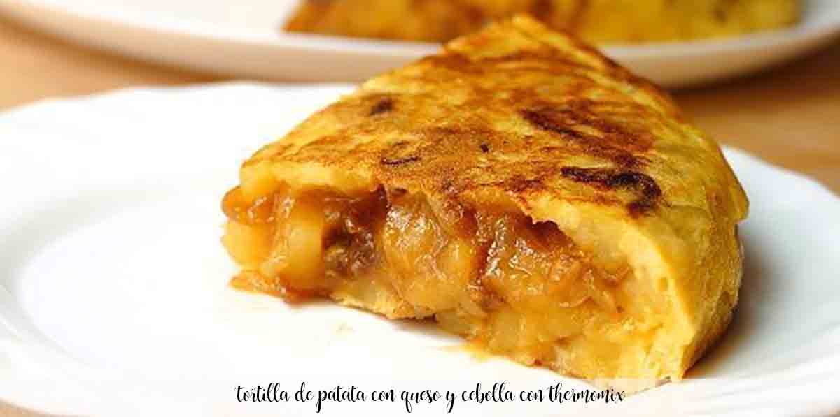 Onion and cheese omelette with Thermomix