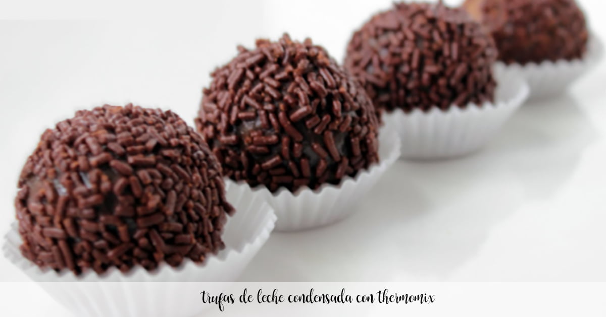 Condensed milk truffles with Thermomix 