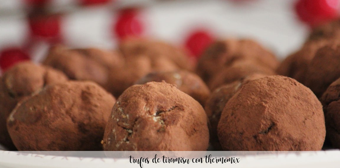 tiramisu truffles with thermomix