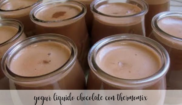 liquid chocolate yogurt with thermomix