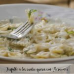 Farfalle with four cheeses with Thermomix